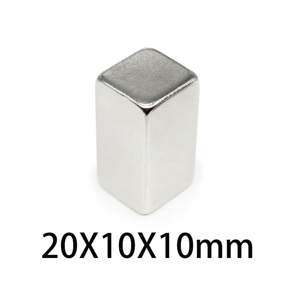 20x10x6 20x10x10 N35 Neodymium Bar Block Strong Magnets Search Magnetic 20x10x6 Bar Ndfeb Square Project Motor Generator