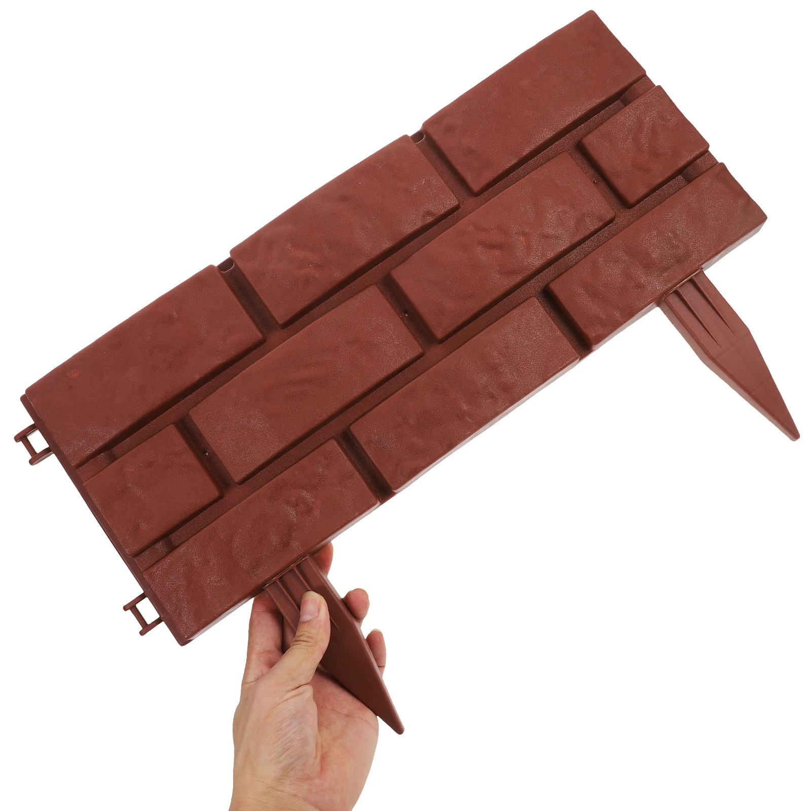 

Garden Fence ABS Garden Decorations Picket Fence for Courtyard Yard Decor Landscaping Edging Plastic Flowerbed Border