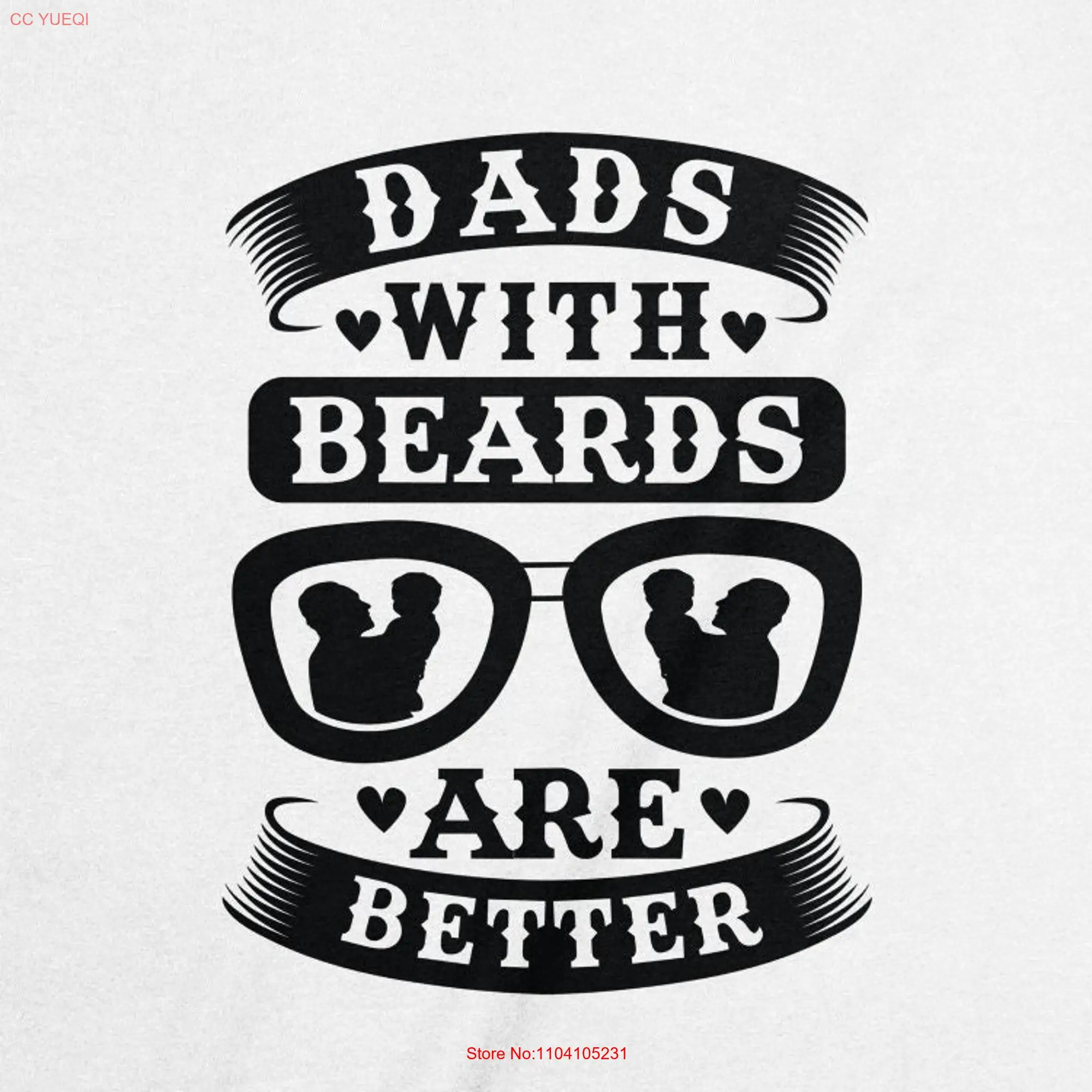 Dads with Beards Are Better T Shirt Fun Dad Quote Perfect for Family Gatherings Unique Father's Day Idea Comfy Cotton