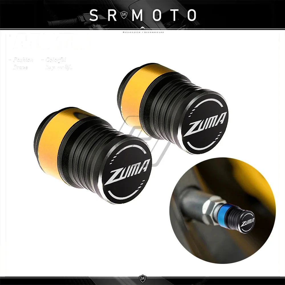 Motorcycle Accessories Valve Stem Cap Set Case for Yamaha ZUMA 125 50 CC Scooter