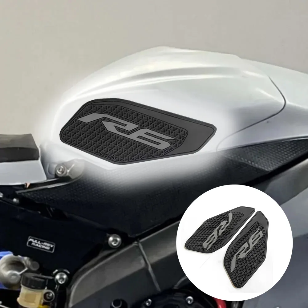 

Motorcycle Tank Pad Protector Gas Knee Grip Traction Side Sticker For YZF R6 2008-2016