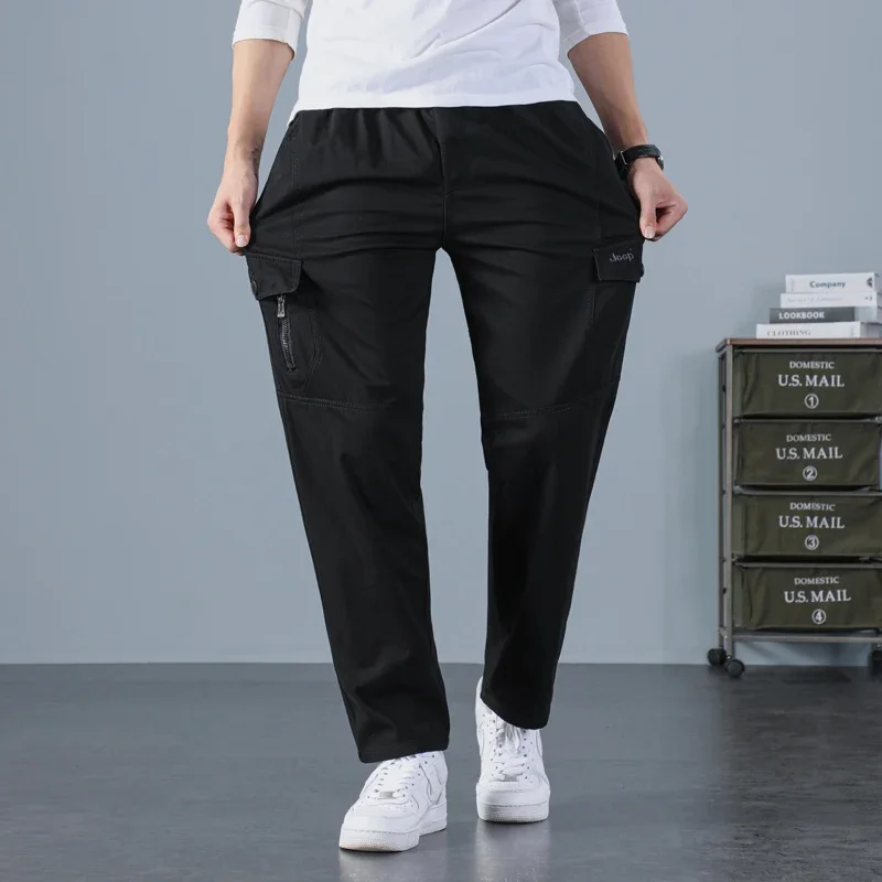 Pantaloni cargo Pantaloni per uomo Autunno Nuovi Abbigliamento da uomo Pantaloni sportivi Uomo Pantaloni stile militare Khkai Pantaloni da uomo 6XL