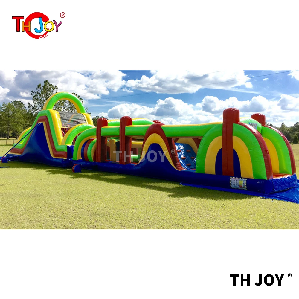 free sea shipping,22*4*5mH commercial Inflatable slide sliding sport games,Inflatable Obstacle Course Bouncy Castle Combo Slide