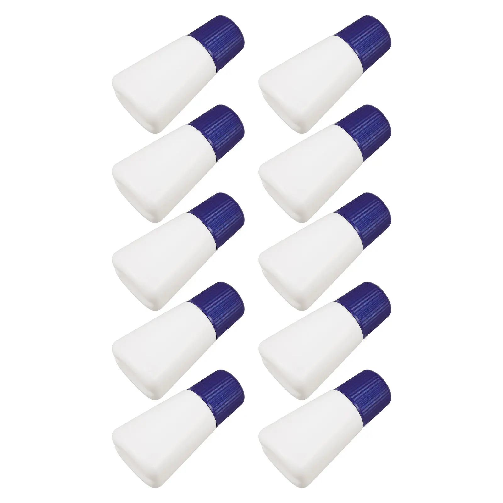 10Pcs Sponge Applicator Bottles Plastic Envelope Sealer Moistener 50Ml Refillable Dauber Bottles Precise Liquid Glue Application