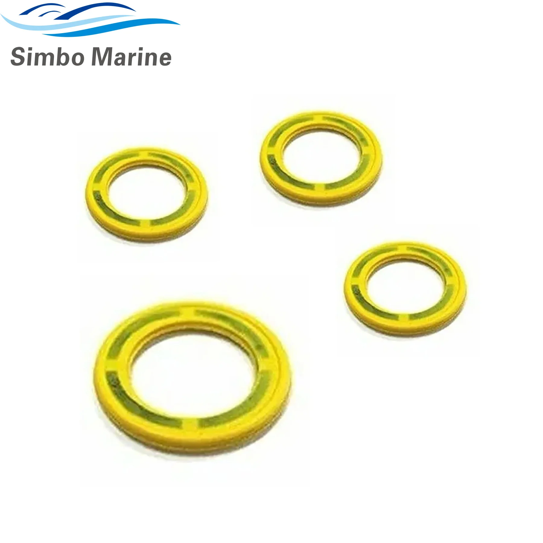 Oil Drain Plug Seal Washer 26-8M0007119 for Mercury 4-Stroke EFI 25 30 35 40 50 60 HP Outboard Engines 26-830749 26-8M0204693