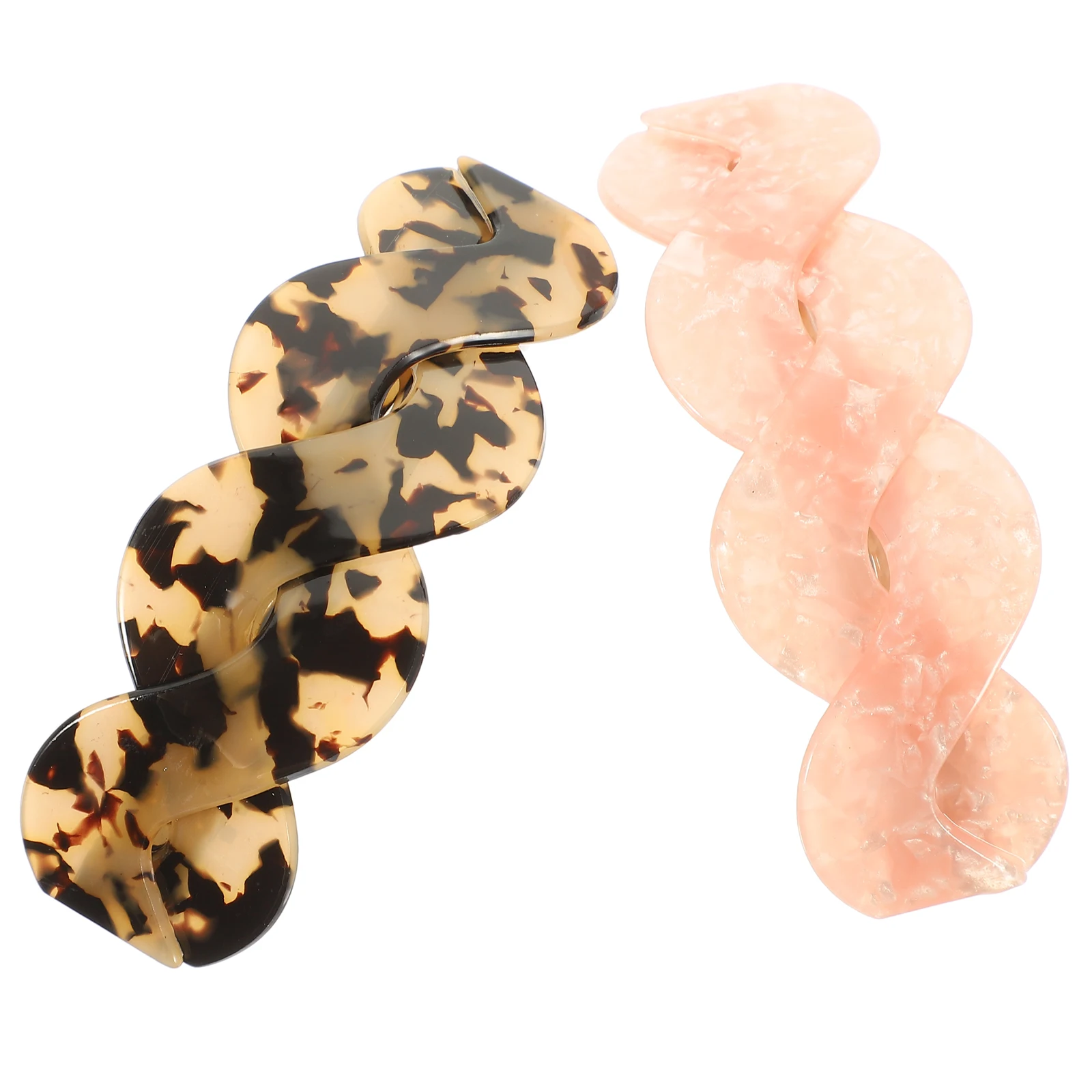

2Pcs Acrylic Bow Duckbill Hair Clips Matte Barrette Vintage Accessories Women Large Hairpin Girls Wedding Banquet Graduation