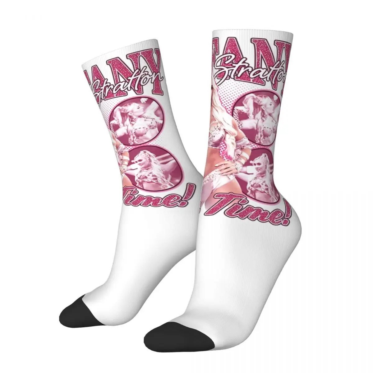 

Autumn Winter Casual Men's Women's It's Tiffy Time Socks Tiffanys Stratton WWEs Breathable Middle Tube Socks