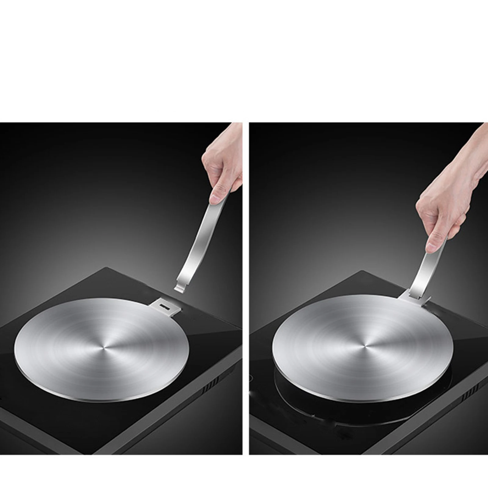 Piring Cooktop Adaptor Konverter Panas Diffuser Pelat Induksi untuk Kompor Gas Listrik Dapur Kompor Aksesori