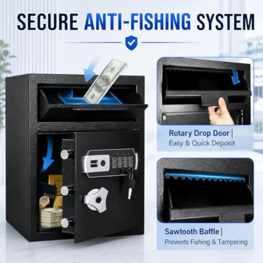 Fireproof waterproof document bag included
