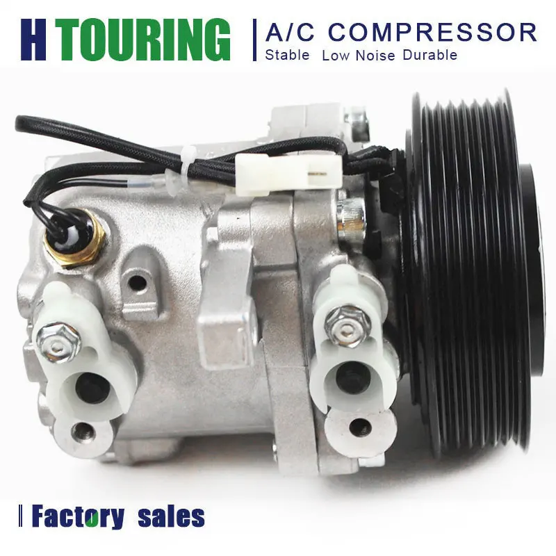 

SV07E A/C Compressor 6 Pulley Groove for Kubota M135GX M135X Tractors 447280-3050 4472803060 4472803080 3P999-00620 447280-3060