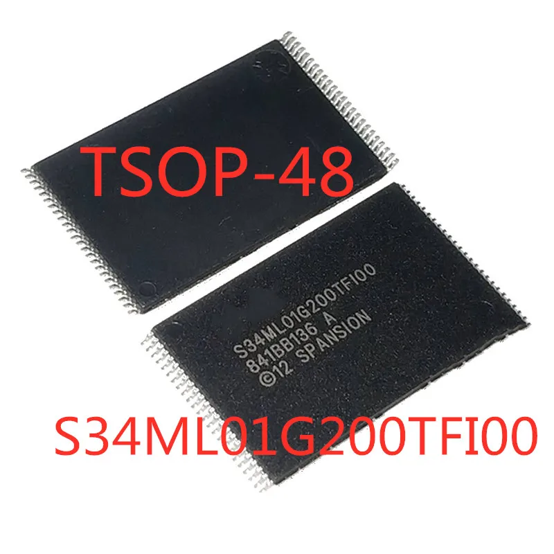 5PCS/LOT 100% Quality S34ML01G200TF100 S34ML01G200TFI00 128MB TSOP-48 SMD memory IC chip In Stock New Original