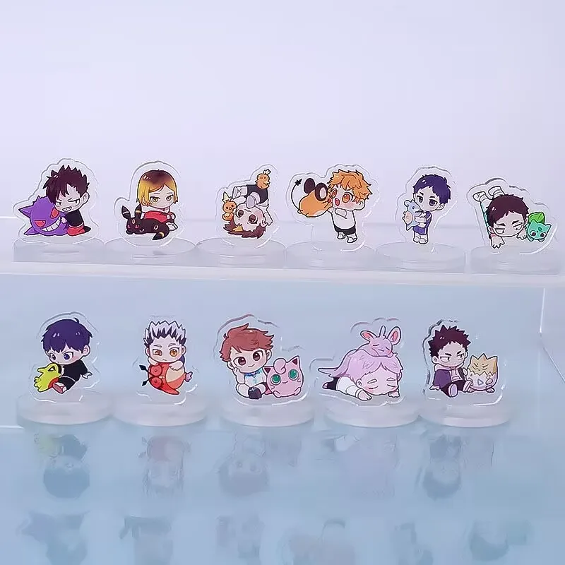 

«Хакюу!!» Товары для эльфа: "Tetsu Ikawa, Kotaro Kido, Shoyo Hyuga" акриловый стоячий мини-набор