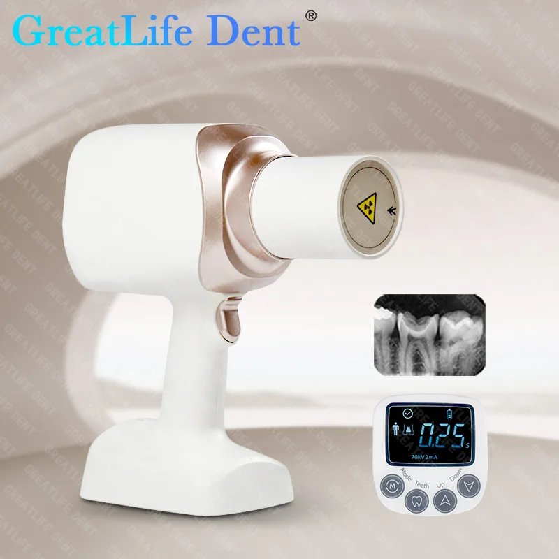 

MX EU ES DE SA RU In Stock GreatLife Portable Dental X-ray Machine Wireless RVG Image Sensor System X Ray Rvg Sensor Machine