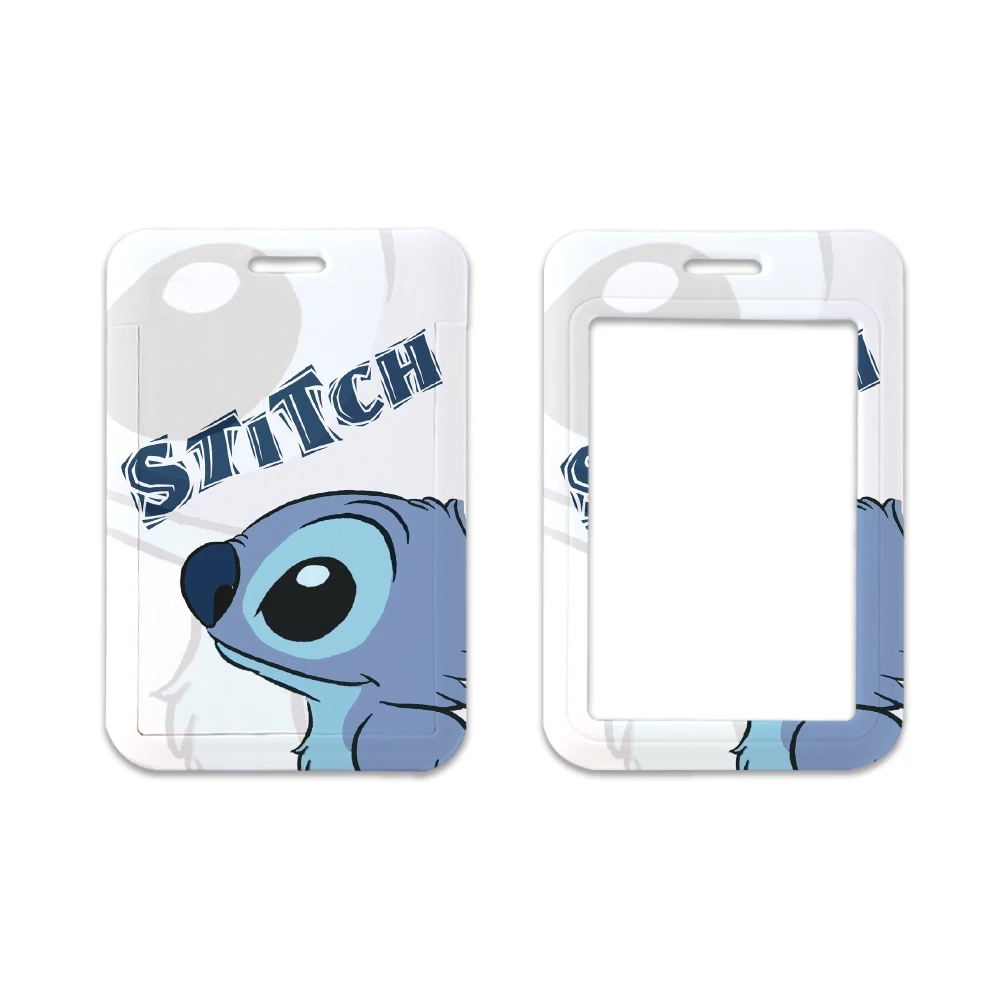 Cartoon Charakter Stich Lanyard Karten halter hängen Hals Telefon Lanyard Abzeichen U-Bahn Zugang Karten halter Zubehör