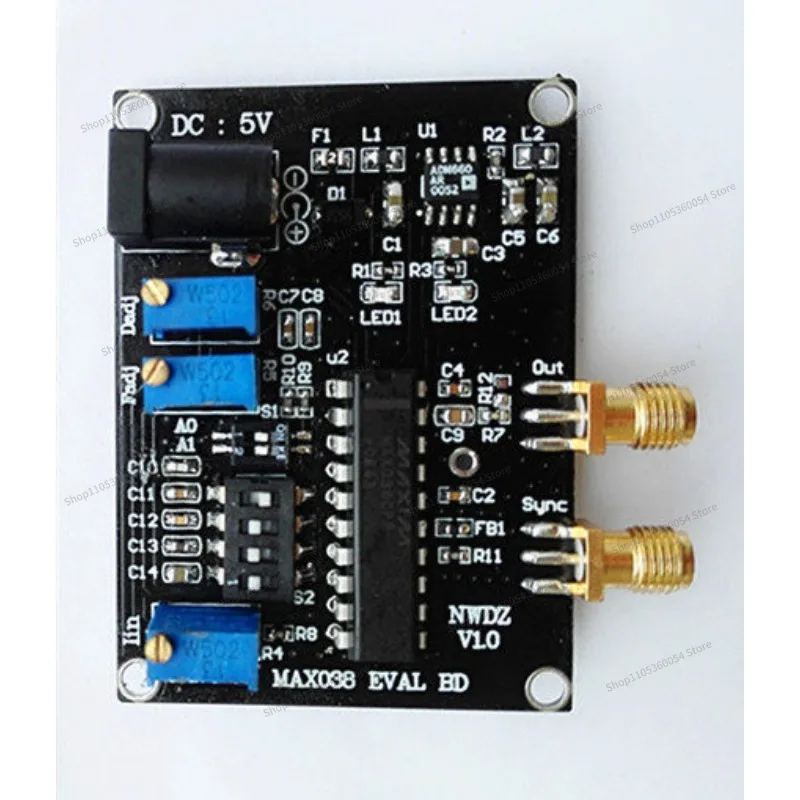 Para el módulo MAX038, generador de señales de función de 20MH, onda sinusoidal, triangular y cuadrada, frecuencia