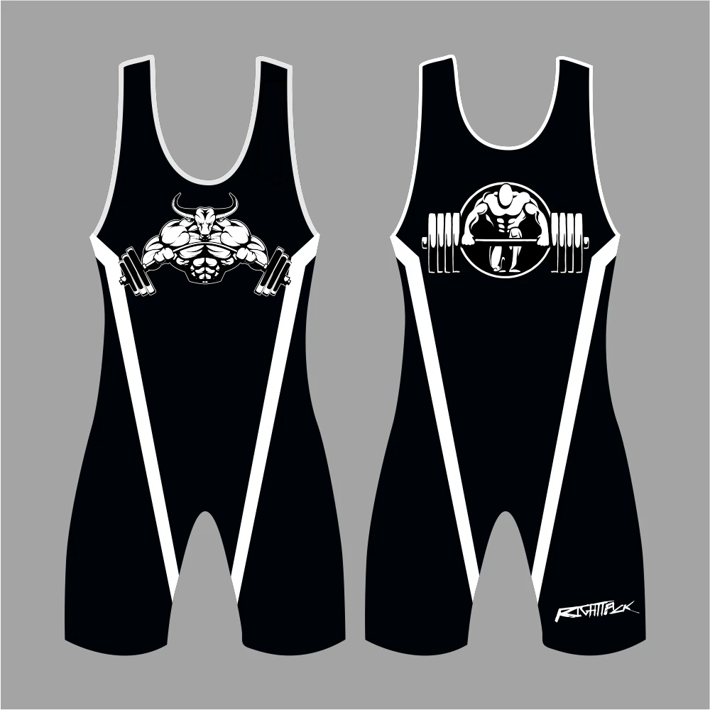 Weightlifting Suit Mens Wrestling Singlets Suit Boxing One-Piece Bodysuit Sleeveless Skinsuit Gym Sport Fitness Clothing