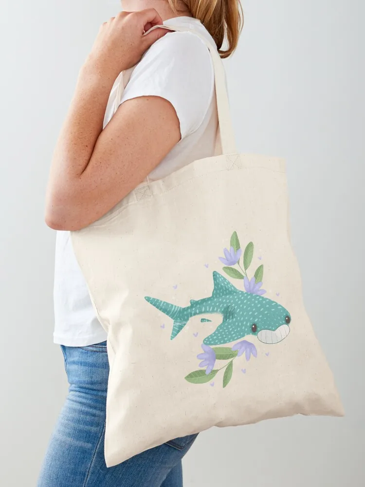 Whale Shark Tote Bag woman shopping bag Cloth bag shopping trolley
