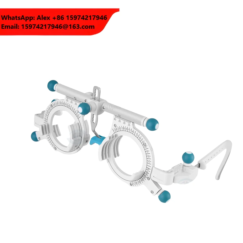SJ Optics Titanium Trial Frame T-4880 PD And Astigmatism Adjustable Factory Price Plastic Optical Trial Frame Set