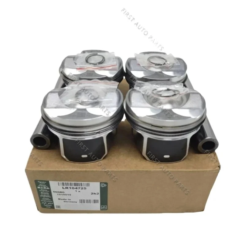 

OEM 4Pc Piston & Ring Fit For 2018+ Land Rover JAGUAR 2.0T AJ200 LR104725 STD New
