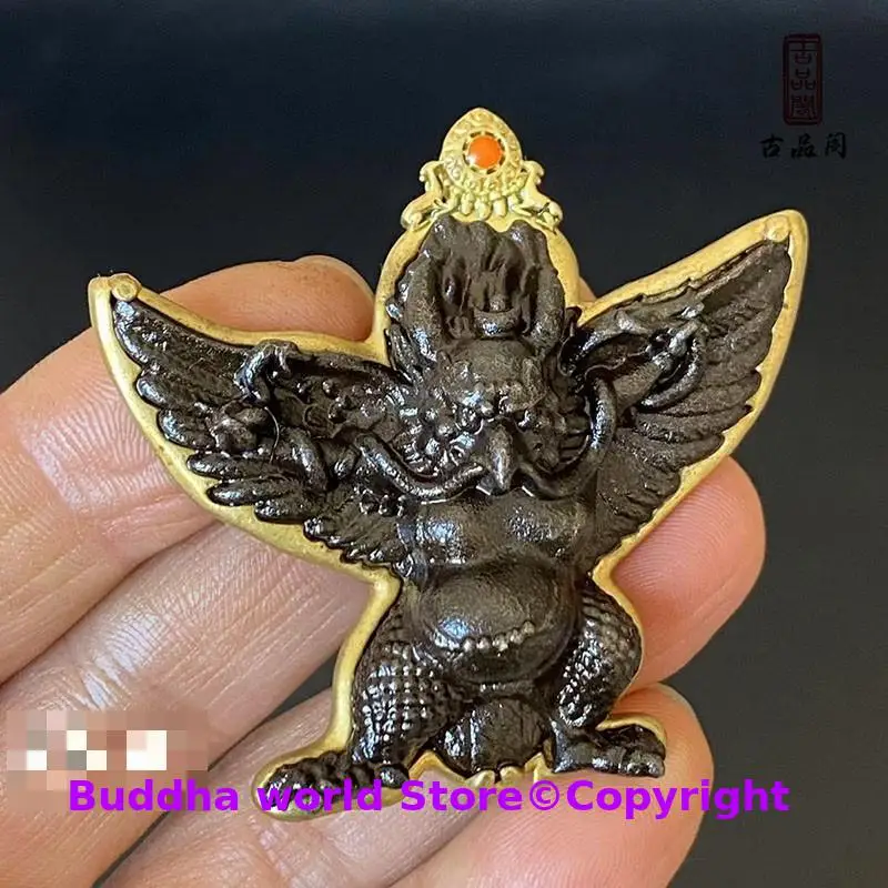 Buddhist divine Thogchag Suparna Garuda bird talisman buddha figure Amulet Pendantexorcise evil spirits blessed family peace