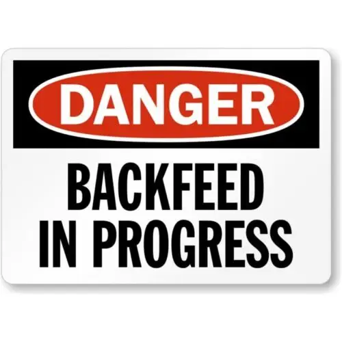 1p, задняя подача In Progress Danger Всепогодный металлический знак p1061