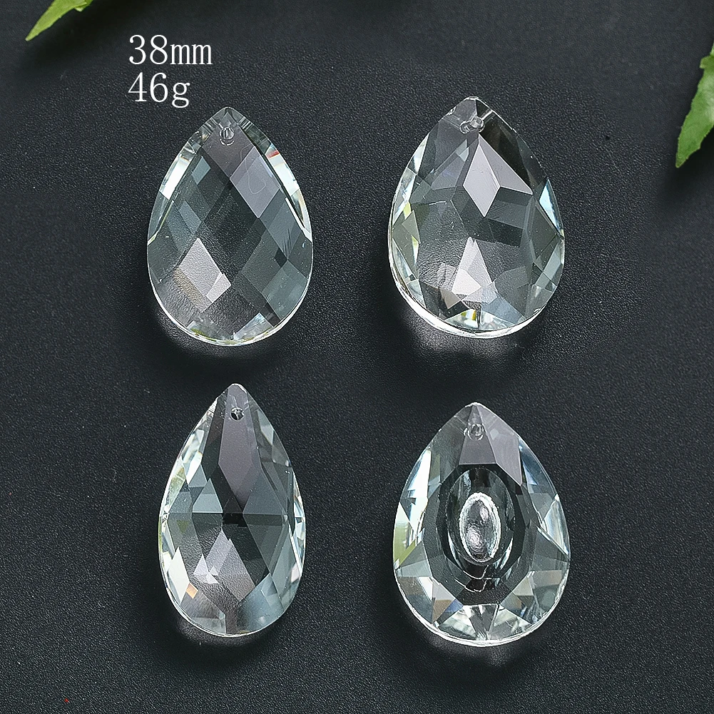 1PC 38mm Angel Tear Chandelier Dragon Eye Suncatcher Crystal Beads for Chandeliers  DIY Home Wedding Decor Accessories