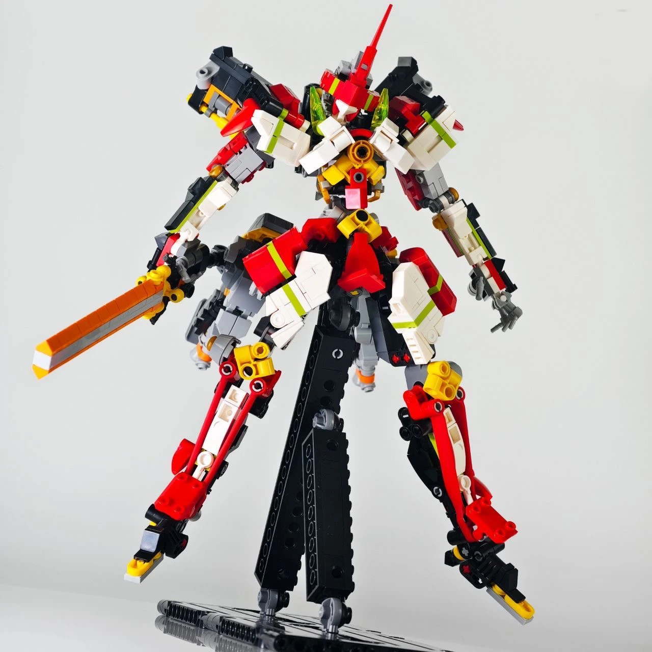

Action Figure Building Blocks Model MOC Block Kit Kids Toy Anime Figure Robot Soilder Assemble Toys For Children