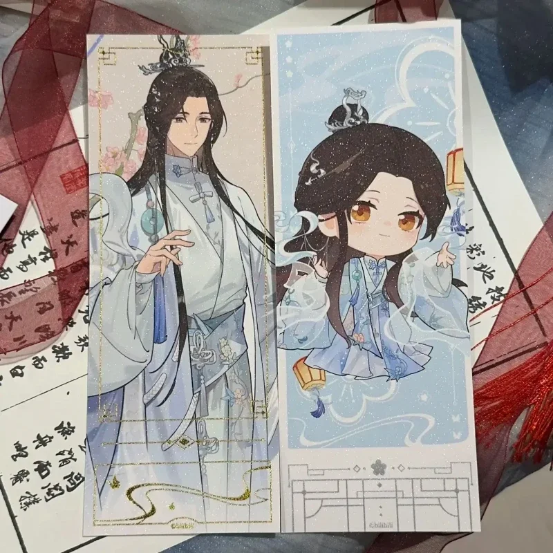 2024 New Heaven'S Official Blessing Holographic Ticket Card Quicksand Acrylic Standee Badges Keychains Tgcf Fan Item Merch Gift