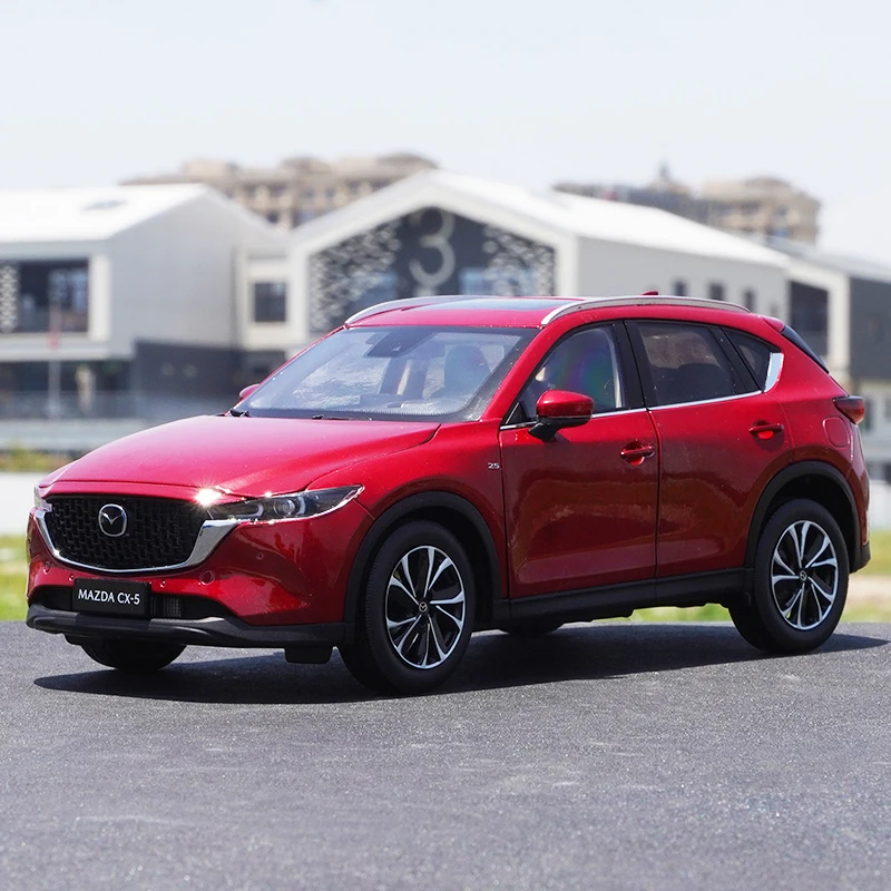 

1:18 Scale Diecast Alloy MAZDA CX5 2022 Second Generation Cars Toy Model Classics Adult Collection Souvenir Gifts Static Display