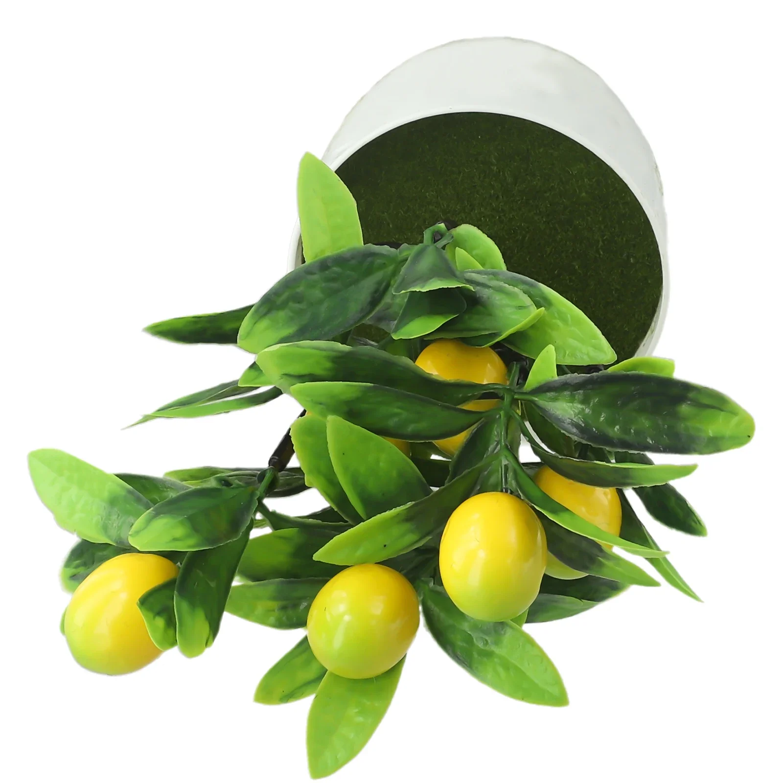 False Plant Artificial Lemon Tree New Diameter 18cm Fahsion Green High Quality Nvironmentally Friendly Plastic