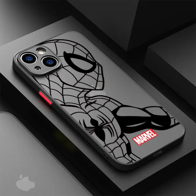 Étui Marvel Spider Man pour Samsung, Capa transparent, A73, A72, A53, A52, A51, A42, A33, A32, A31, A30, A23, A22, A14, A13, A12, A05, A04, 4G, 5G