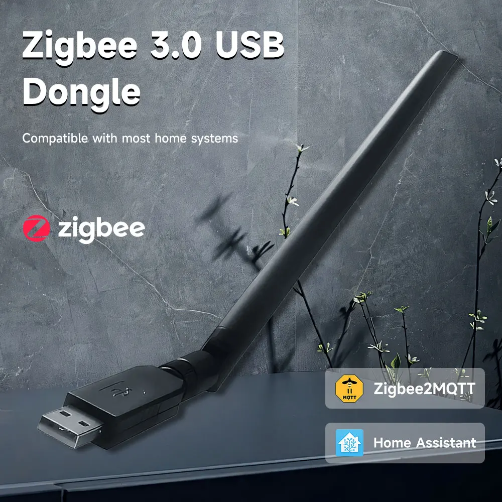 Tuya Zigbee Dongle USB3.0 Zigbee 2MQTT Antenna for Most Smart Home Systems Zigbee Gateway Max 20DBm Home Assistant