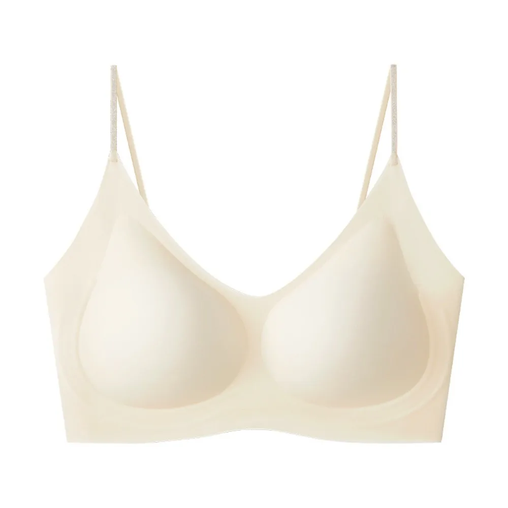 

Comfortable Shockproof Wireless Deep V Bra Lingerie Anti-sagging Seamless Bra Adjustable Brassiere for Women Gifts