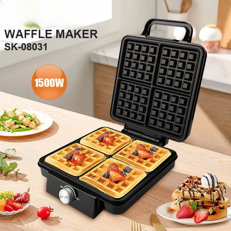 Household four-piece breakfast machine Kitchen appliances Sandwich machine Electric cake bell