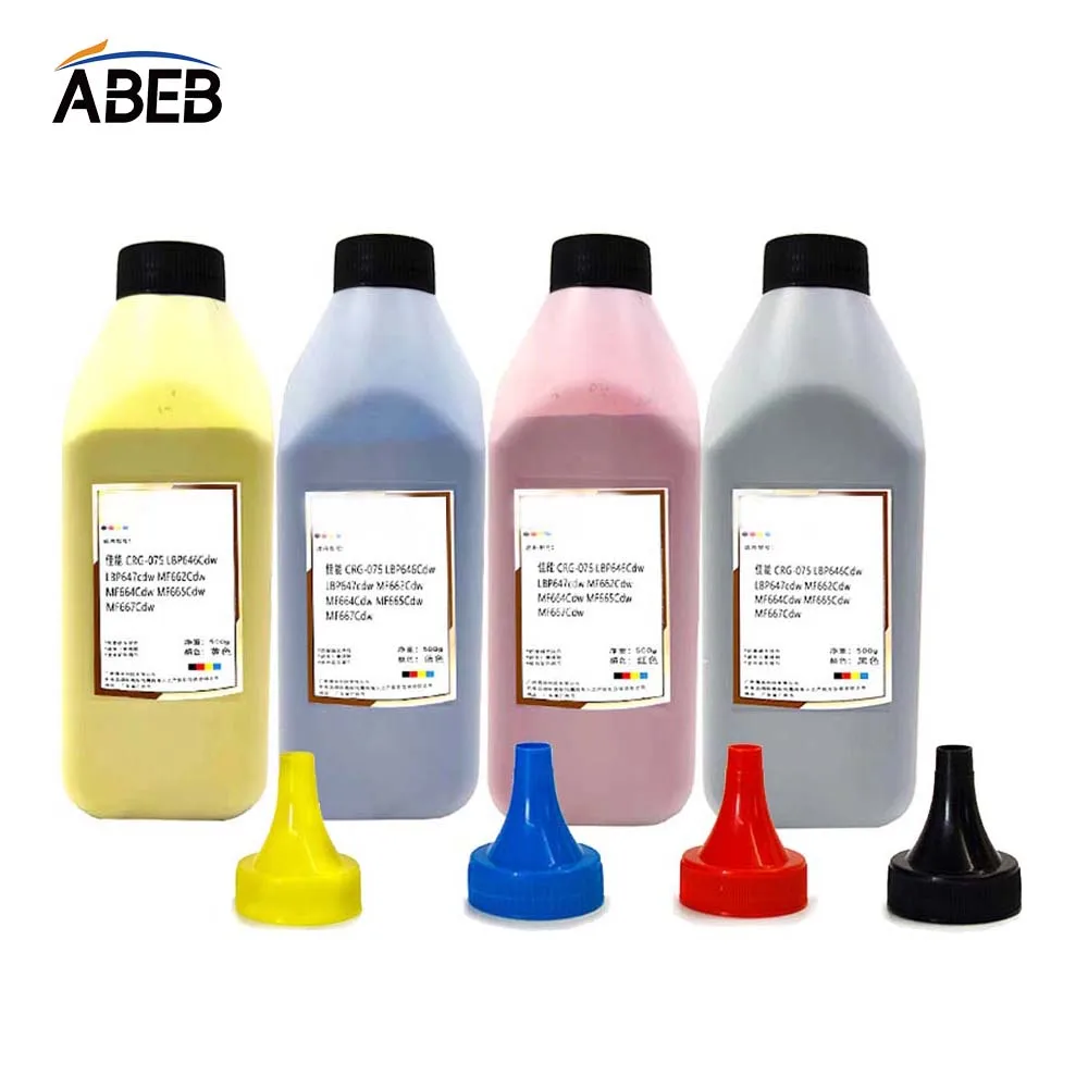 1kg CRG075 Toner Powder For Canon LBP646Cdw MF662Cdw 664Cdw 665Cdw 667Cdw crg-075 Cartridge Refill OEM Quality Toner