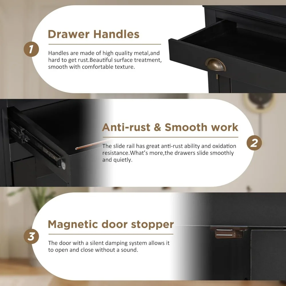 رف كتب حديث طويل مع أبواب منزلقة، خزانة كتب للتخزين، درج واحد، أرفف مفتوحة، تصميم معاصر #5