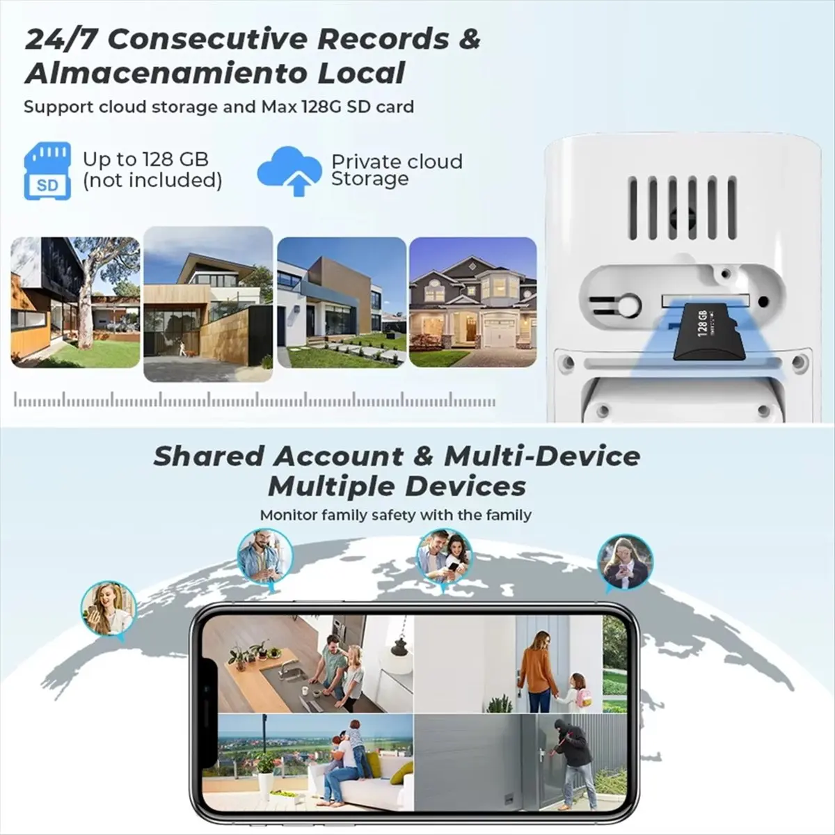AB09 8MP 4K Wifi IP Camera Outdoor 265 Surveillance Camera Auto Tracking Audio 2MP Camera Home Security Protection EU Plug