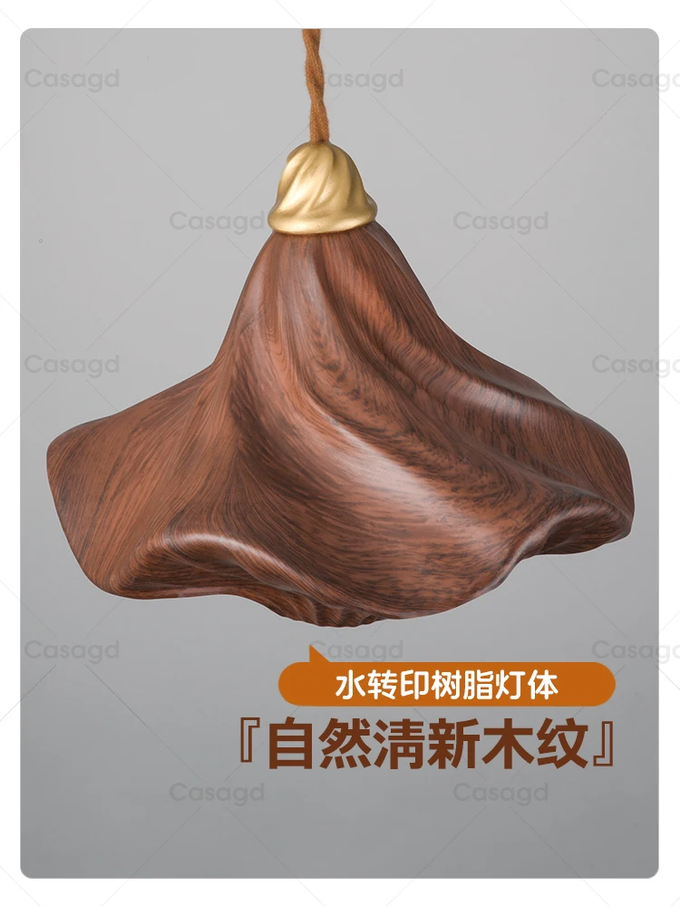 مصباح معلق على الطراز العتيق من الراتنج الحديدي، مصباح معلق لحماية العين في المدخل، مصباح معلق بجانب السرير لغرفة النوم