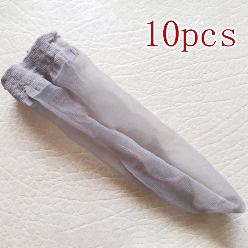 10pcs Men's Sexy Mini Penis Cover Stockings Long Sheath Gay Underwear Breathable Ultra-thin Transparent G-string Erotic Lingerie