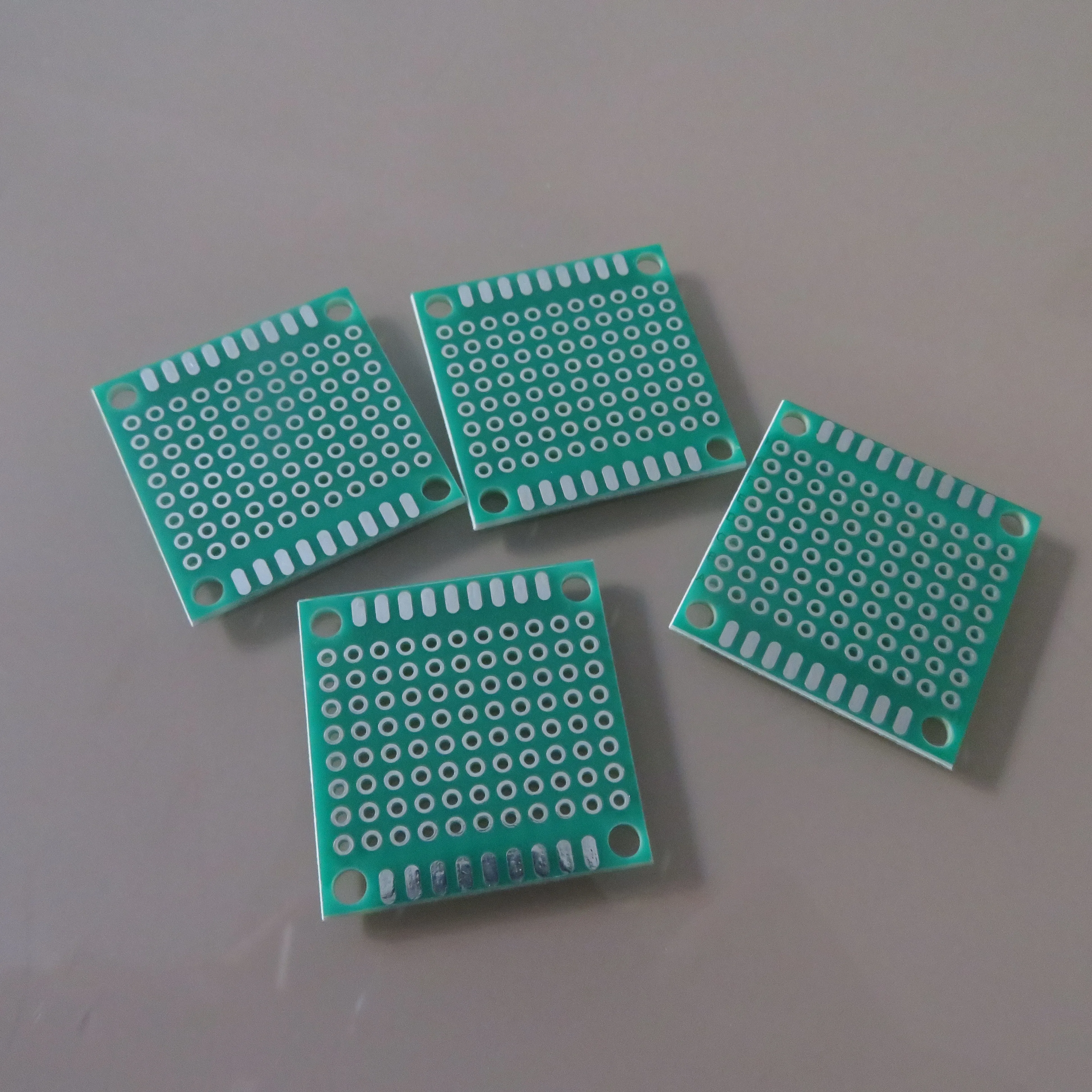 50pcs 3x3cm Single Side Fiberglass mini Matrix Printed PCB Circuit Board Platine