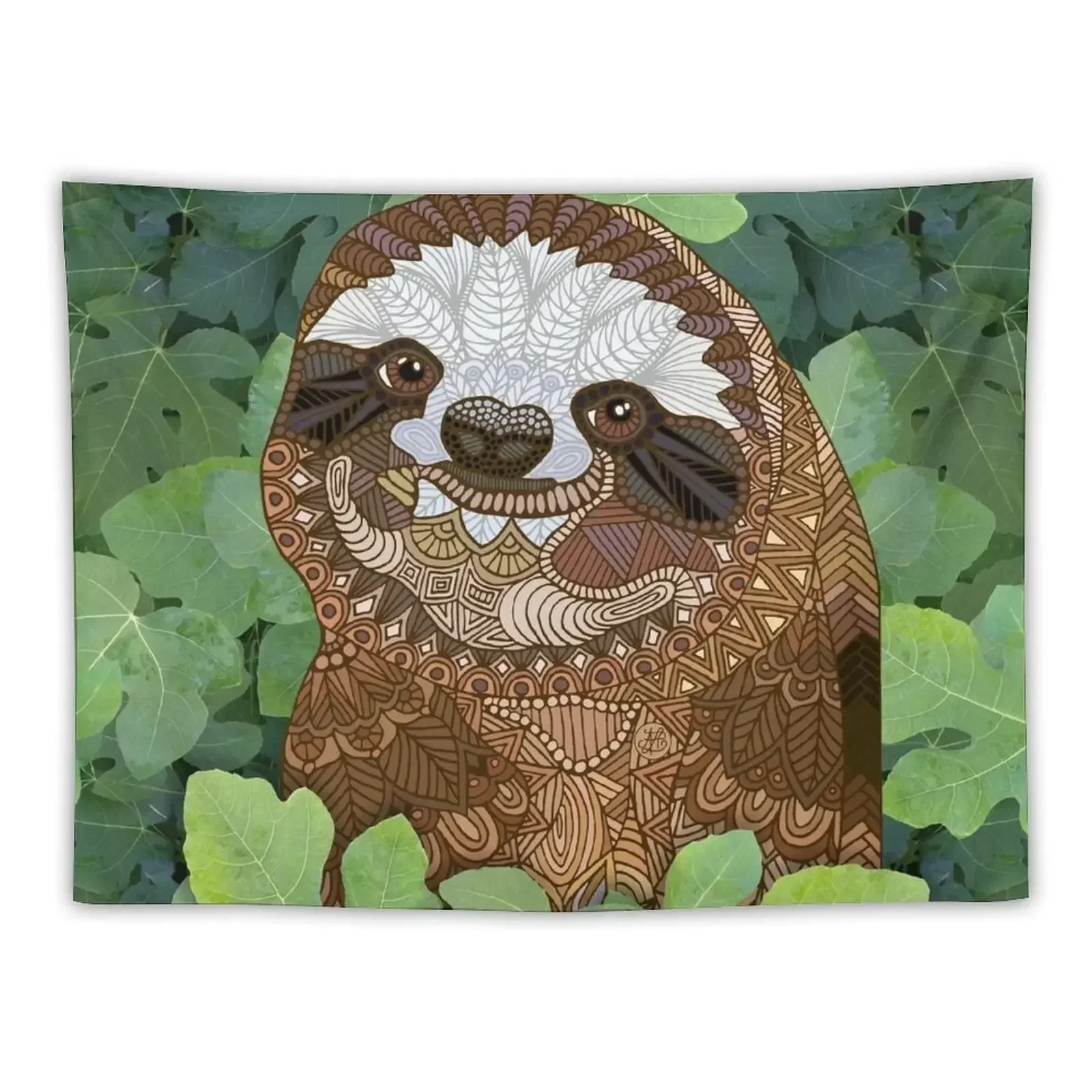 

Happy Sloth Tapestry Cute Room Decor Living Room Decoration Bedroom Decor Aesthetic Cute Room Things Tapestry