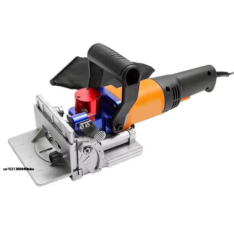 1150W Portable inclined hole three slot slotting machine furniture connector woodworking biscuit adapter tension rope machine