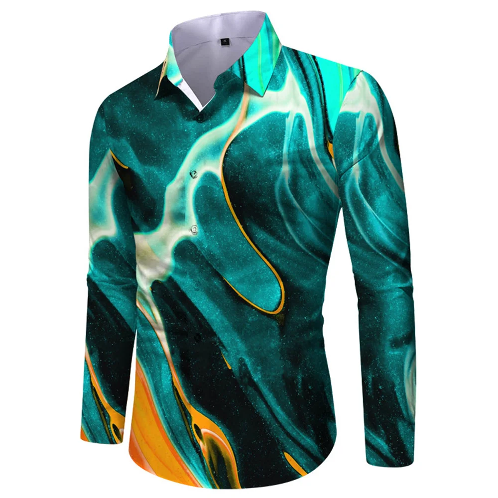 Custom Your Design 3D Shirts For Men Fashion Luxury Long Sleeve Tops Abstract Harajuku Men\'s Shirt Man Clothing Women Clothes