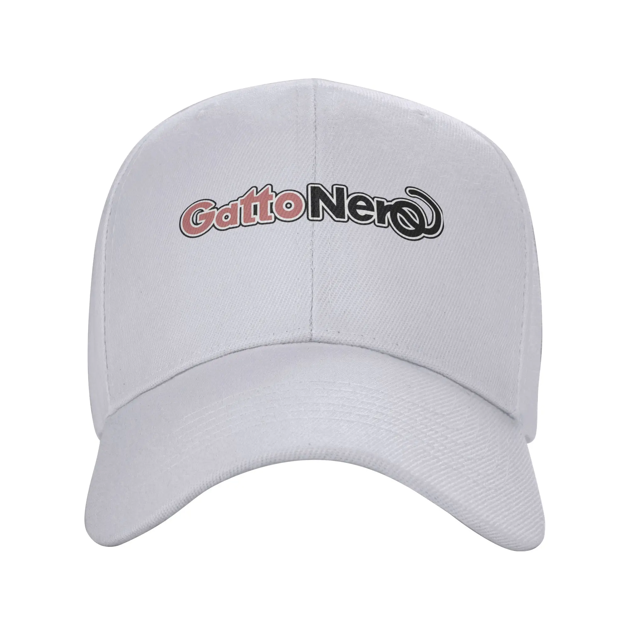 Fashion Neo The World Ends With You Gatto Nero Curved Brim Baseball Cap Korean Casual Visors