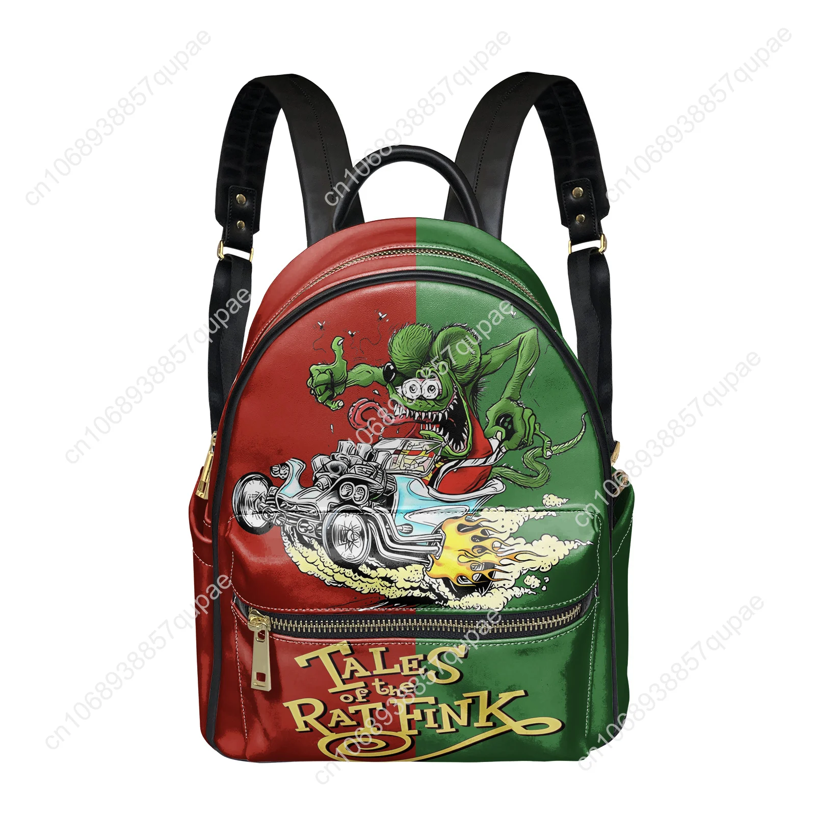 

Tales Of The Rat Fink Backpack Womens Men Personalized Double Shoulder Bag Business Travel Bookbag Rucksack Gift Daypack