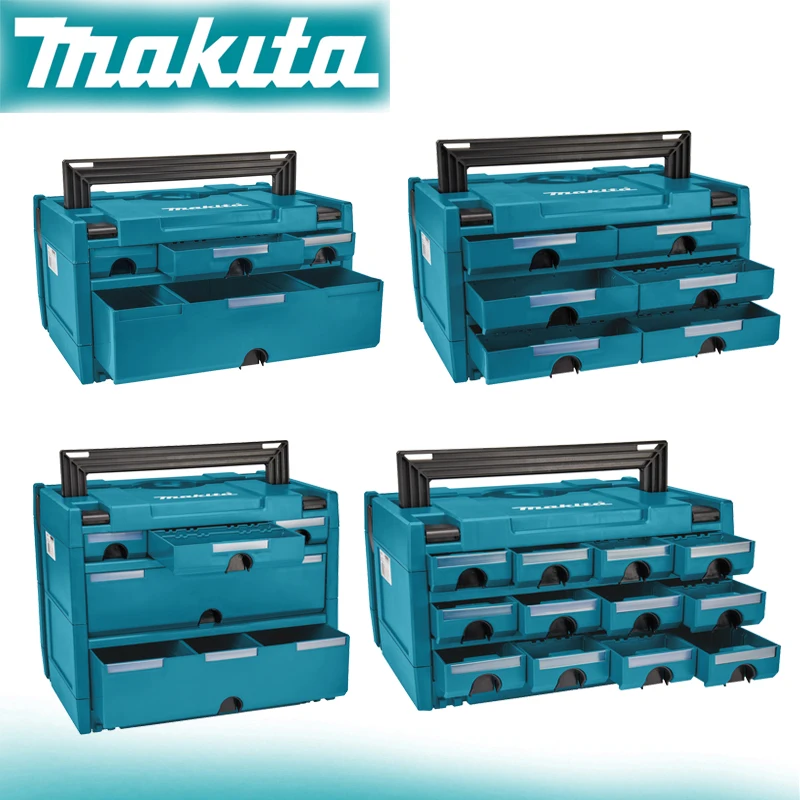 Makita Drawer Interlocking Case P-84311 P-84349 P-84333 P-84327 Stackable DIY Storage A-60632 TR00000002 Wheelbarrow Portable