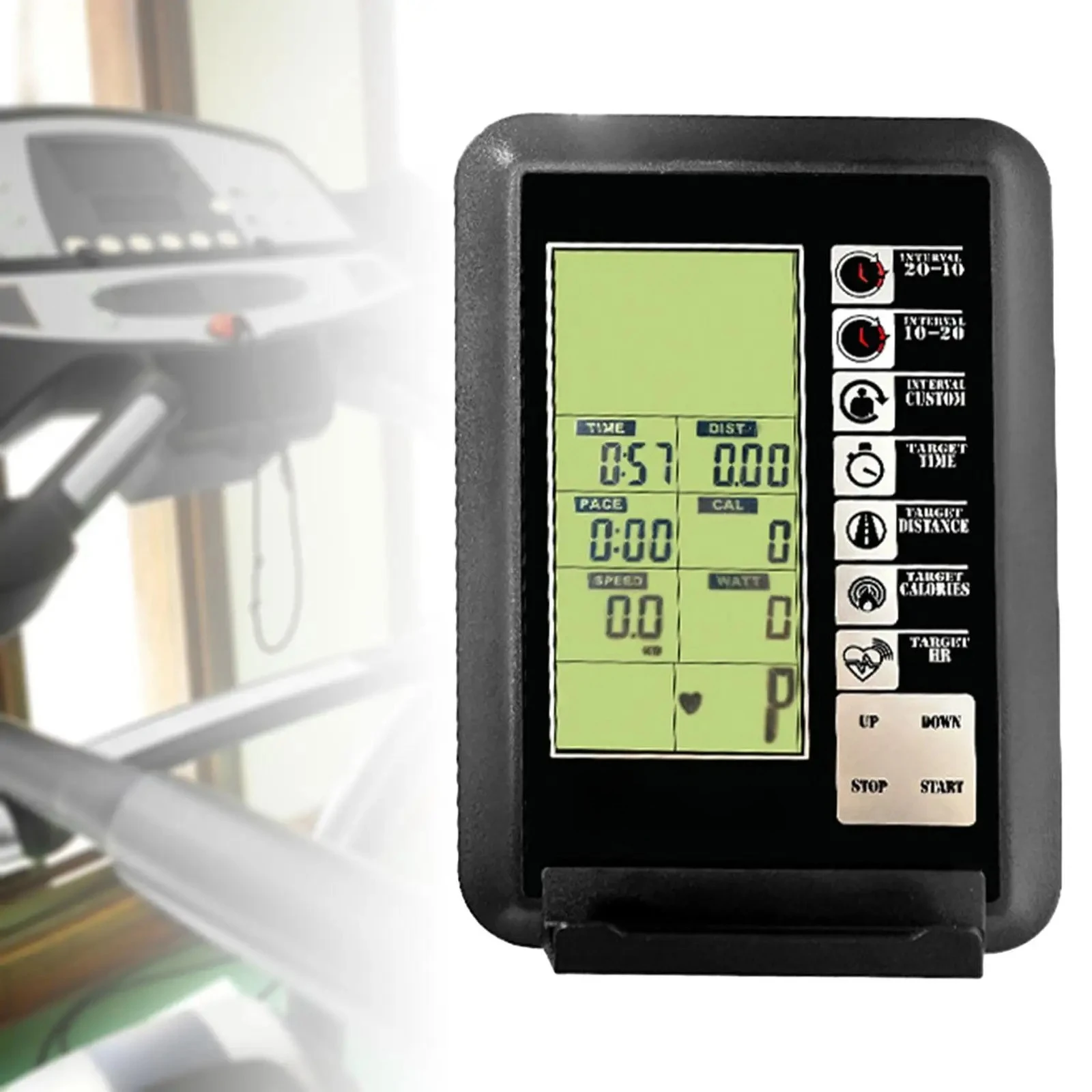 AliExpress NONE Air Bike Computer with LCD Screen Exercise Machine for Workout Treadmills - Tracks Watts And Time Data for Bicycle Fitness