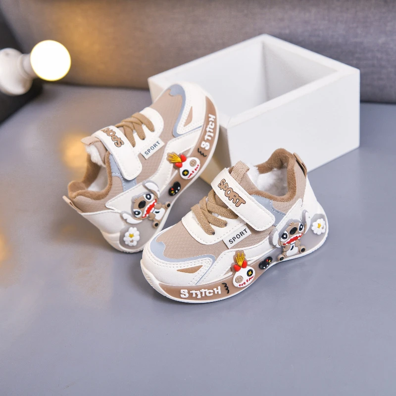 

Disney Stitch 2022, осенние новые детские кроссовки, модная детская теннисная обувь, детские повседневные кроссовки для девочек, обувь-корзина