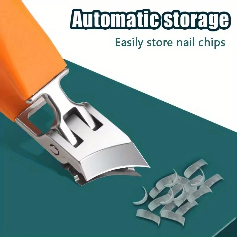 

Наклонные кусачки для ногтей с широким отверстием для челюстей и защитой от брызг, кусачки для ногтей из нержавеющей стали, диагональные плоскогубцы, маникюрные инструменты