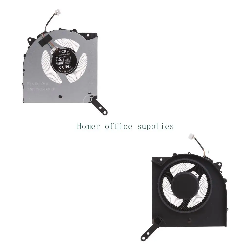 K43B Powerful GPU CPU Cooler Fan for Y9000 Laptop Fan Powerful Delivering Fan CPU Fan Heat Sink Fan High Effective Fan